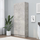 Boekenkast 82,5x30,5x185,5 cm spaanplaat betongrijs