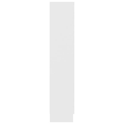 Vitrinekast 82,5x30,5x150 cm spaanplaat wit 82.5 x 30.5 x 150 cm Wit
