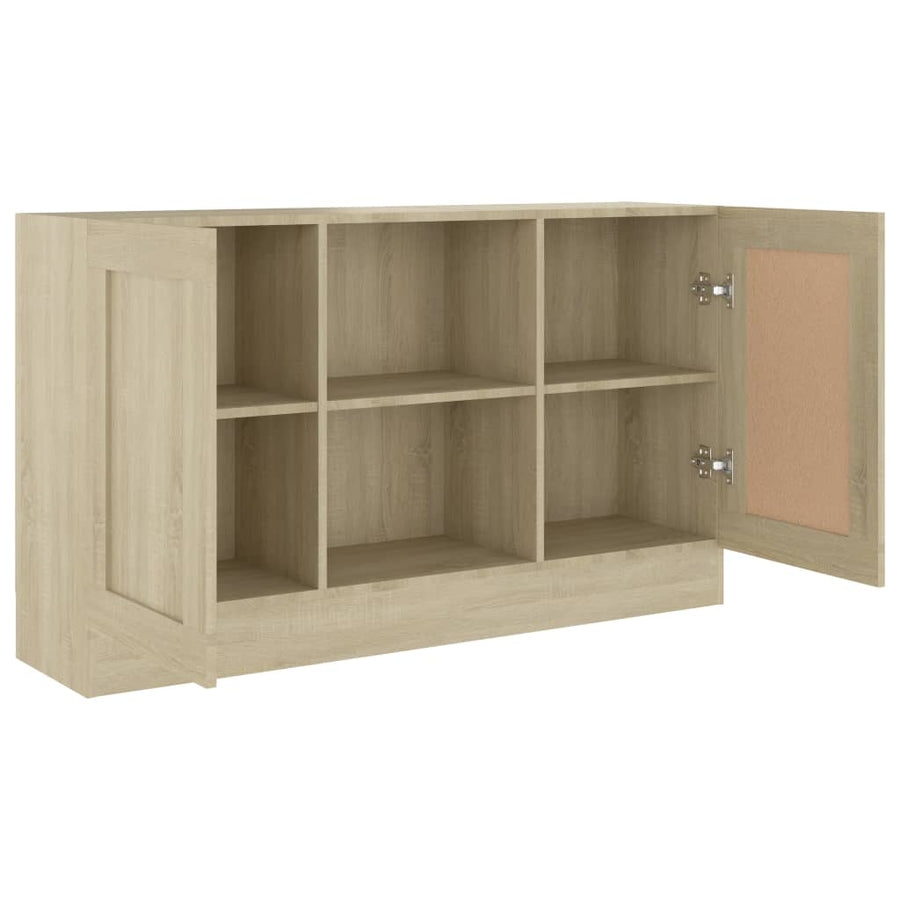 Dressoir 20X30,5X70 Cm Spaanplaat Kleurig Sonoma eiken Bewerkt hout