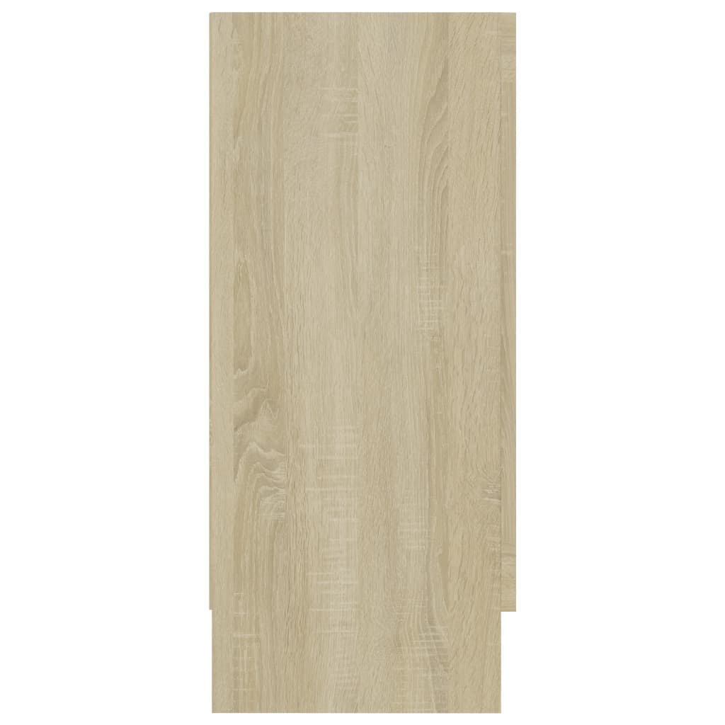 Dressoir 20X30,5X70 Cm Spaanplaat Kleurig Sonoma eiken Bewerkt hout