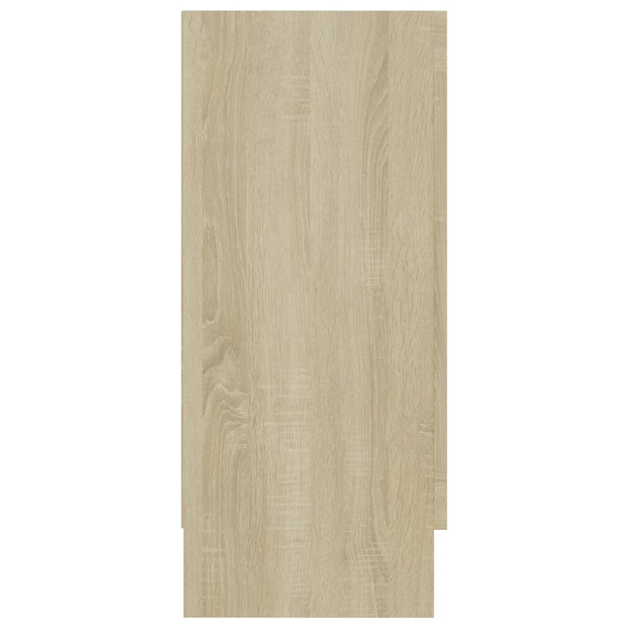 Dressoir 20X30,5X70 Cm Spaanplaat Kleurig Sonoma eiken Bewerkt hout