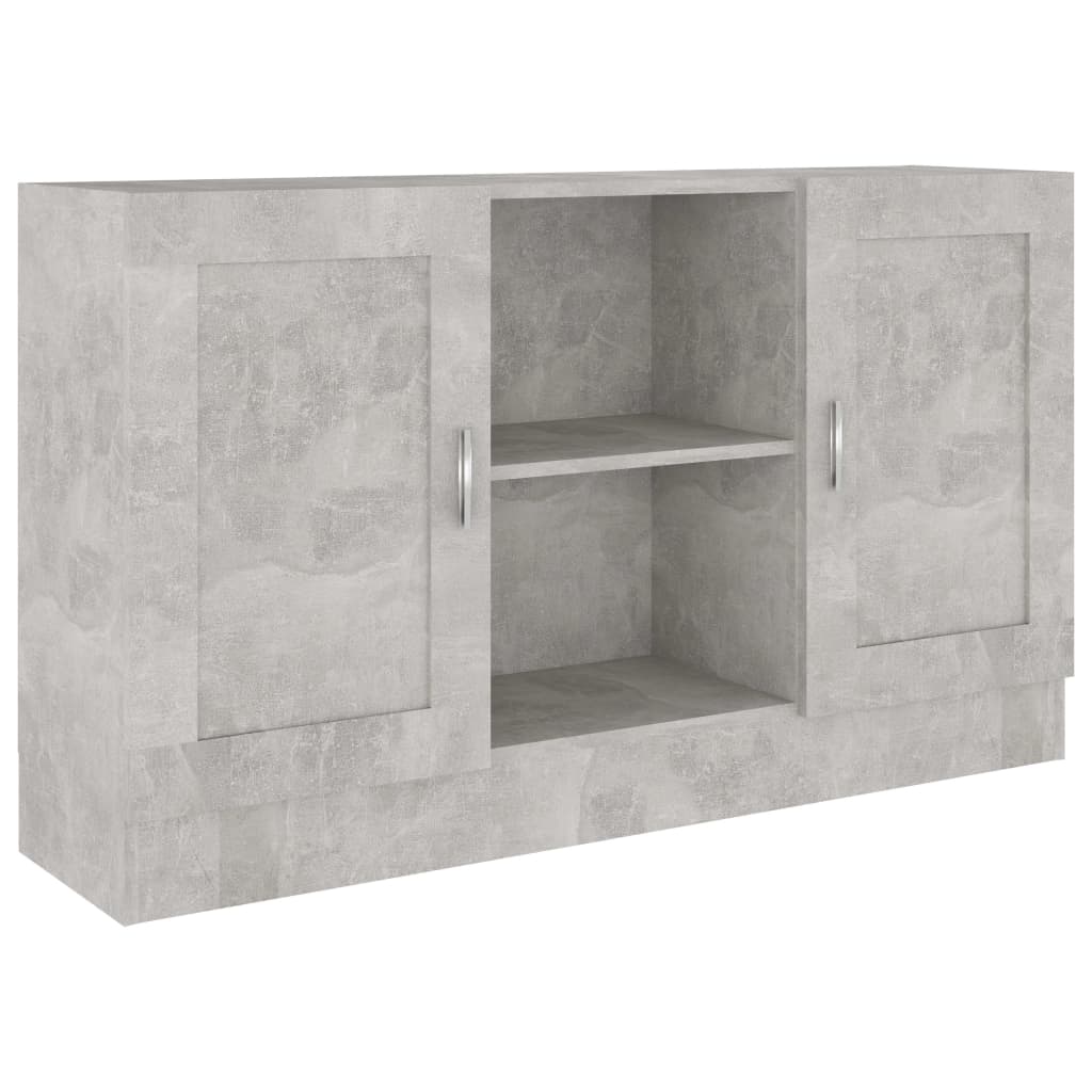 Dressoir 20X30,5X70 Cm Spaanplaat Betongrijs Bewerkt hout