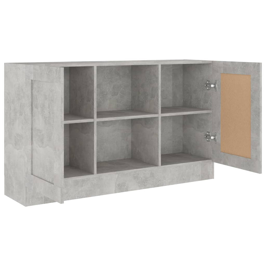 Dressoir 20X30,5X70 Cm Spaanplaat Betongrijs Bewerkt hout