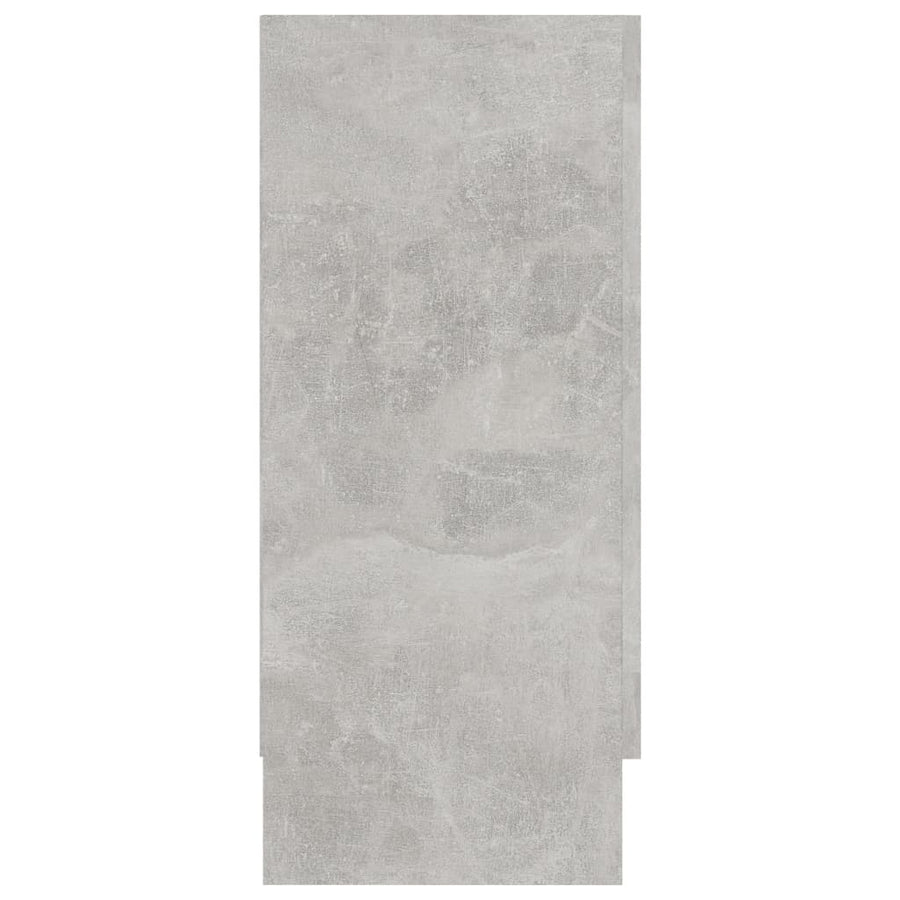 Dressoir 20X30,5X70 Cm Spaanplaat Betongrijs Bewerkt hout