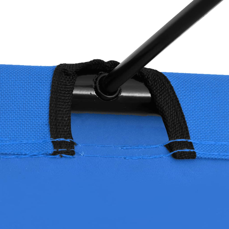 Campingbed 80X60X9 Cm Oxford Stof En Staal 1 Blauw