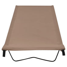 Campingbed 80X60X9 Cm Oxford Stof En Staal 1 Taupe