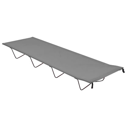 Campingbedden 180X60X19 Cm Oxford Stof En Staal 2 Grijs