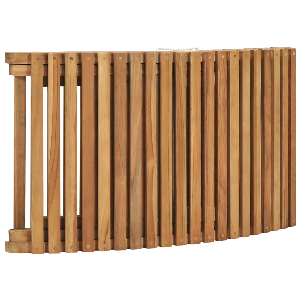 Ligbed Met Inklapbare Tafel Massief Teakhout 1 Met tafel
