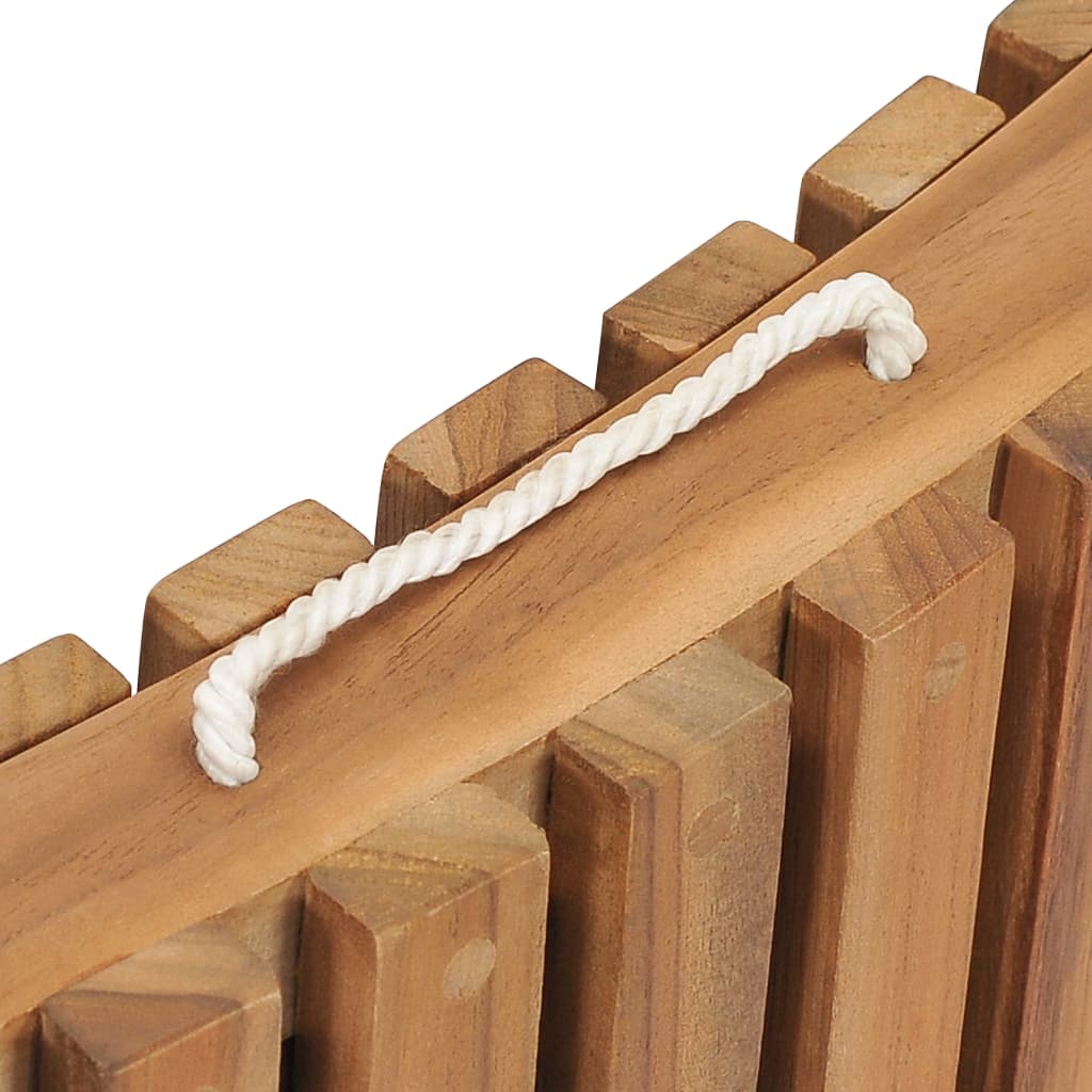 Ligbed Met Inklapbare Tafel Massief Teakhout 1 Met tafel