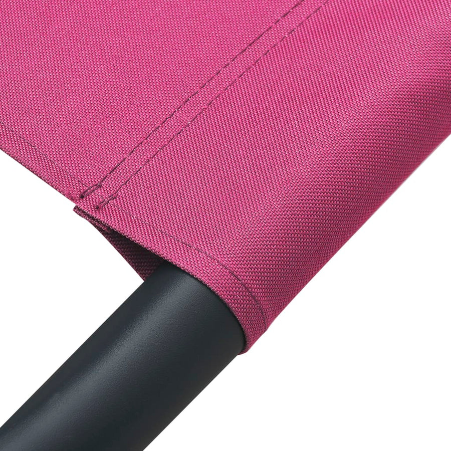 Loungebed Met Luifel En Kussens Roze