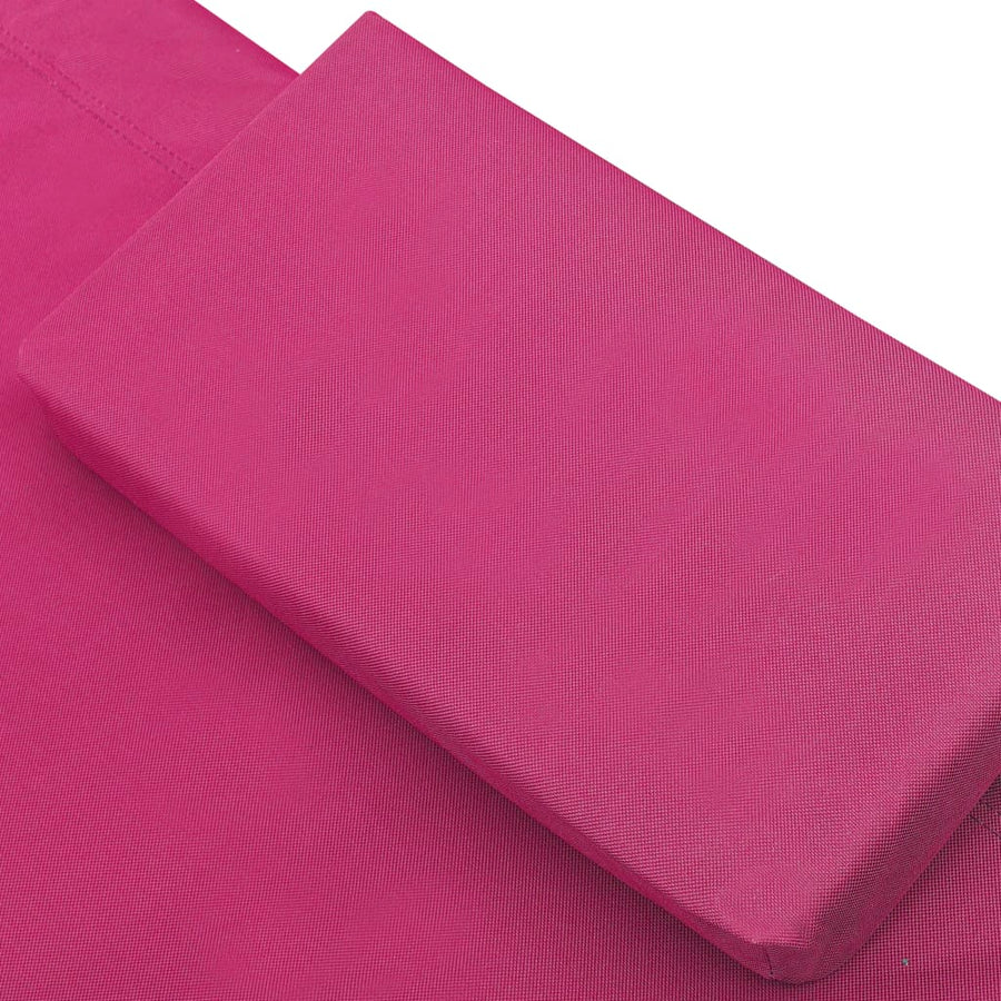 Loungebed Stof Roze