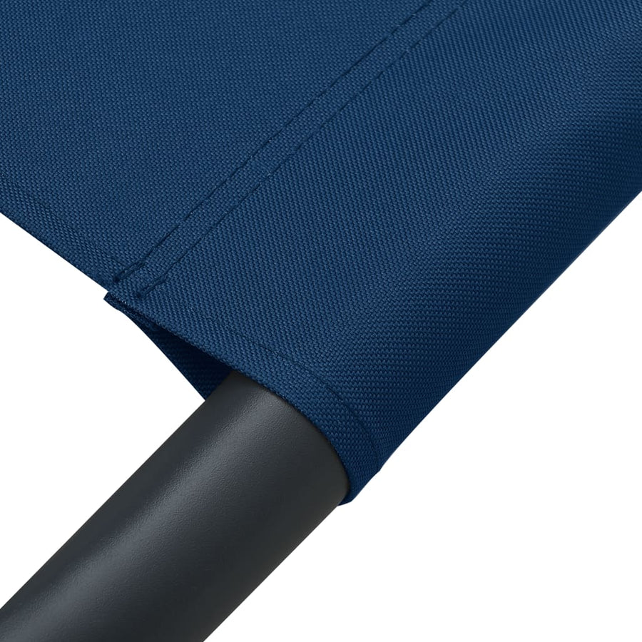 Loungebed Met Luifel En Kussen Blauw