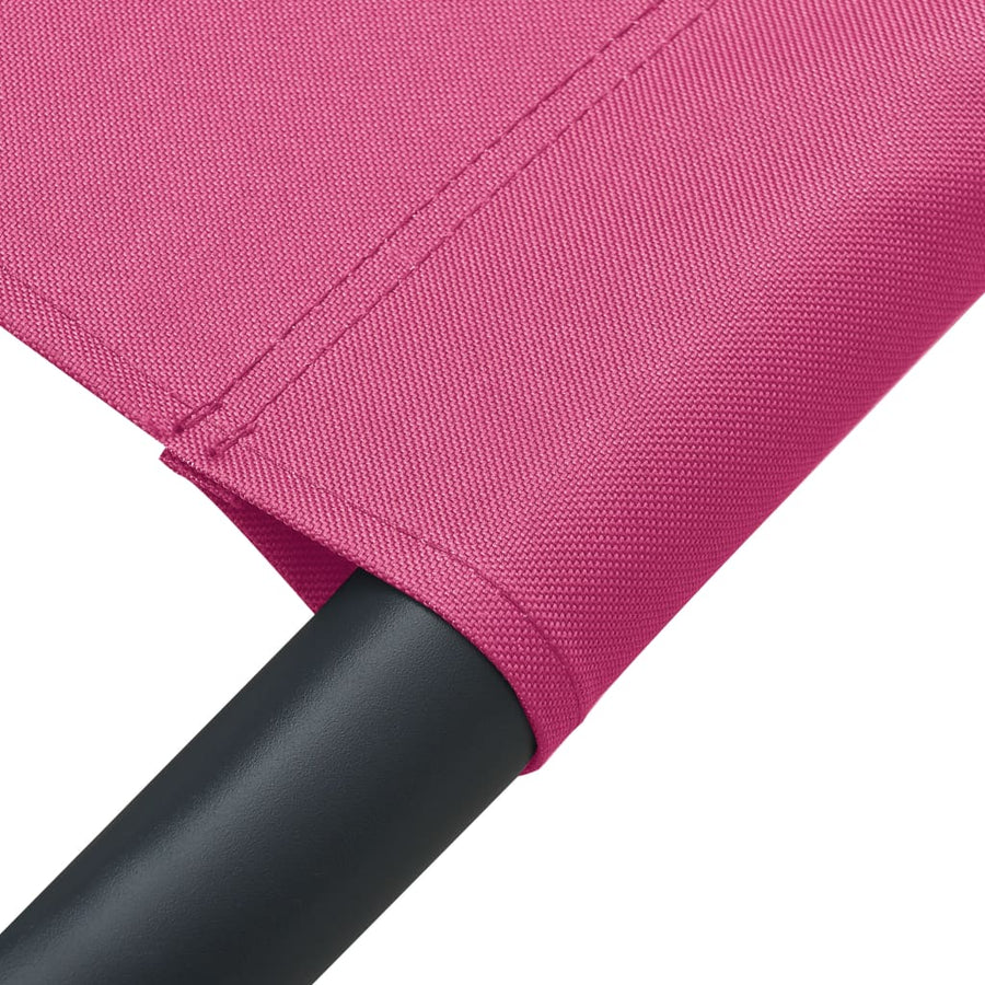 Loungebed Met Luifel En Kussen Roze