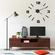 Wandklok 100 cm zwart EVA