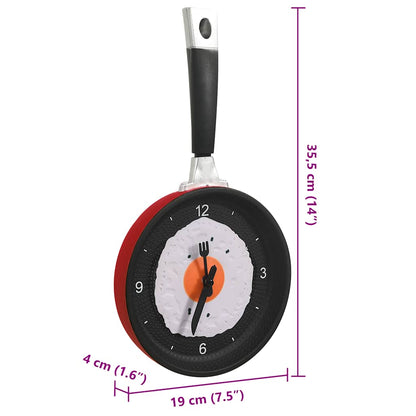 Wandklok ei-in-pan 18,8 cm