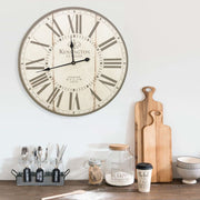 Wandklok 60 cm MDF meerkleurig