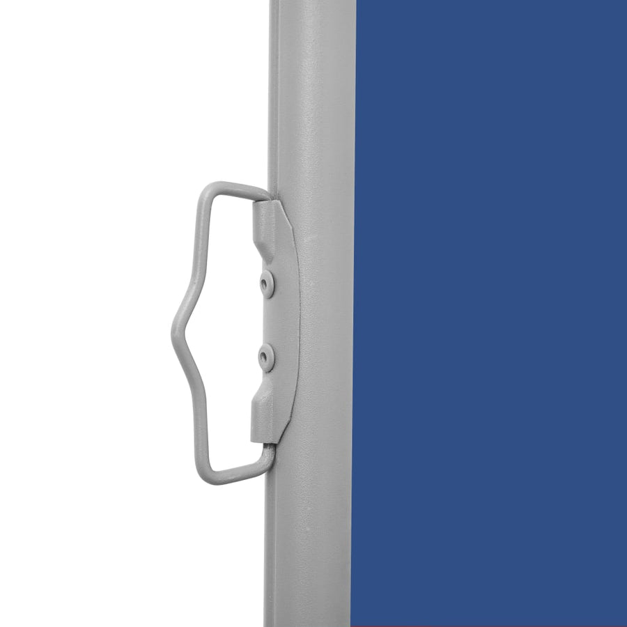 Tuinscherm Uittrekbaar 140X600 Cm Blauw