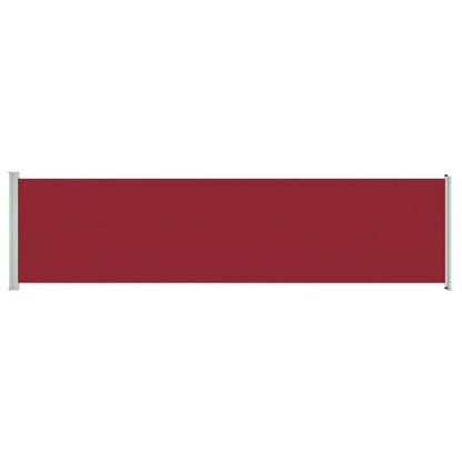 Tuinscherm Uittrekbaar 600 x 160 cm Rood
