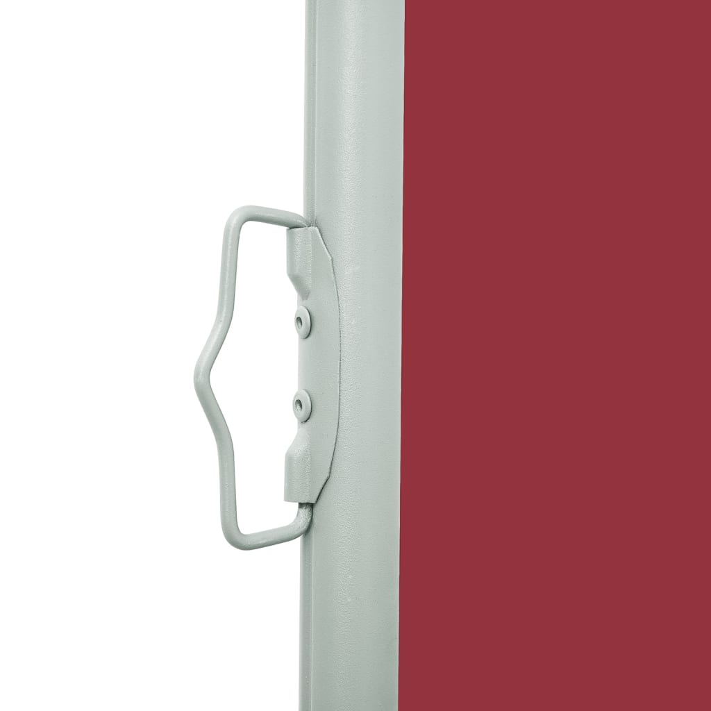 Tuinscherm Uittrekbaar 600 x 160 cm Rood