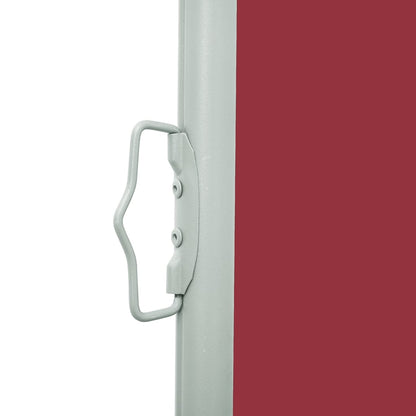 Tuinscherm Uittrekbaar 600 x 160 cm Rood