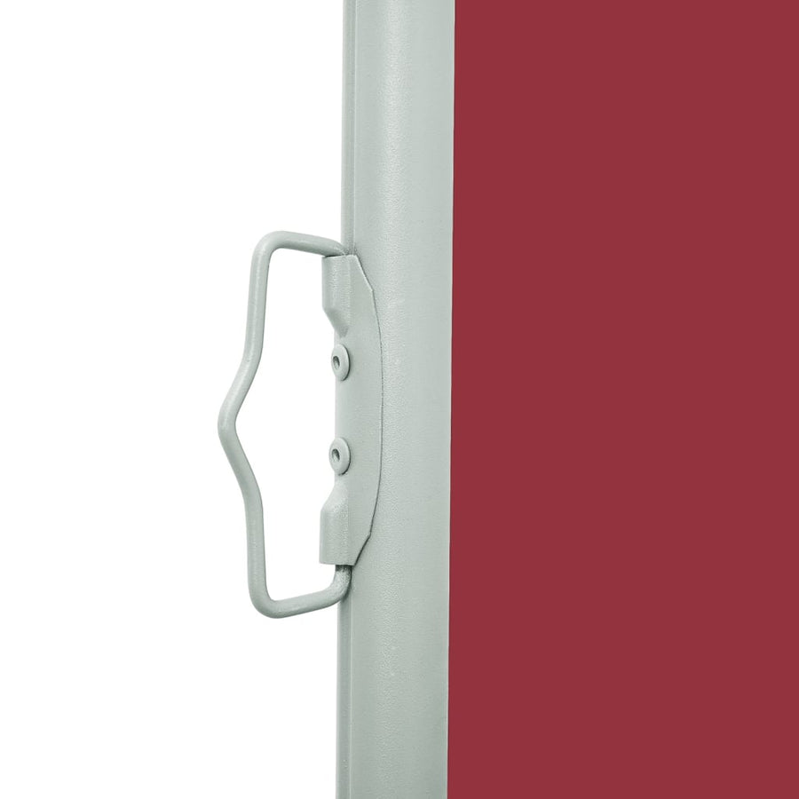 Tuinscherm Uittrekbaar 600 x 160 cm Rood