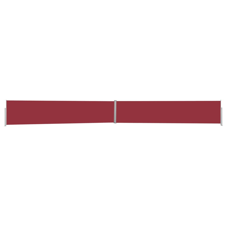 Tuinscherm Uittrekbaar 140X1200 Cm 1200 x 140 cm Rood