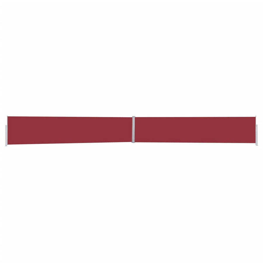 Tuinscherm Uittrekbaar 170X1200 Cm 1200 x 170 cm Rood