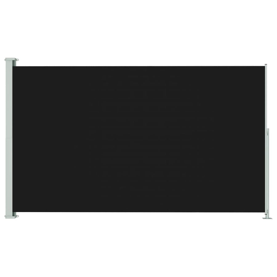 Tuinscherm Uittrekbaar 180 x 300 cm Zwart