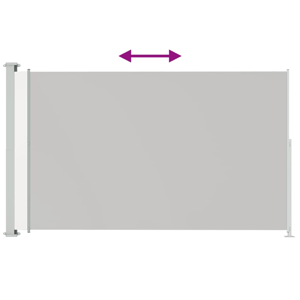 Tuinscherm Uittrekbaar Kleurig 180 x 300 cm Crème