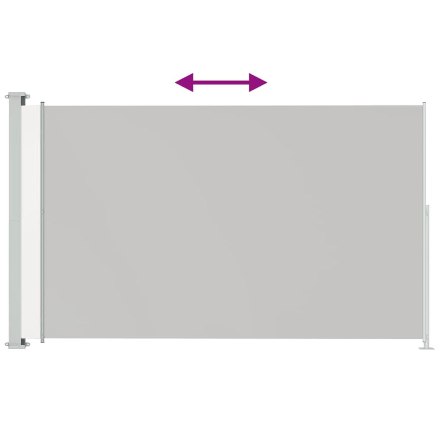 Tuinscherm Uittrekbaar Kleurig 180 x 300 cm Crème