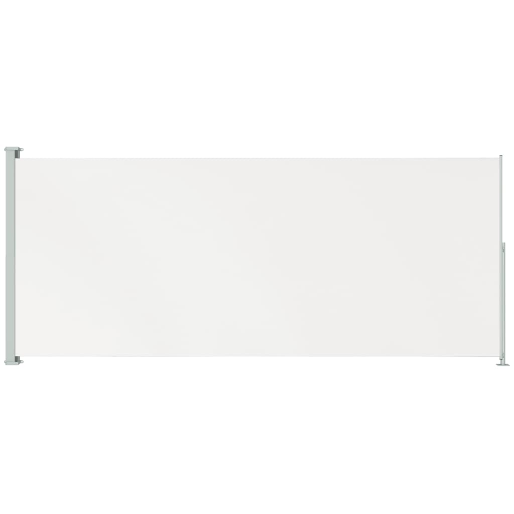 Tuinscherm Uittrekbaar Kleurig 180 x 500 cm Crème