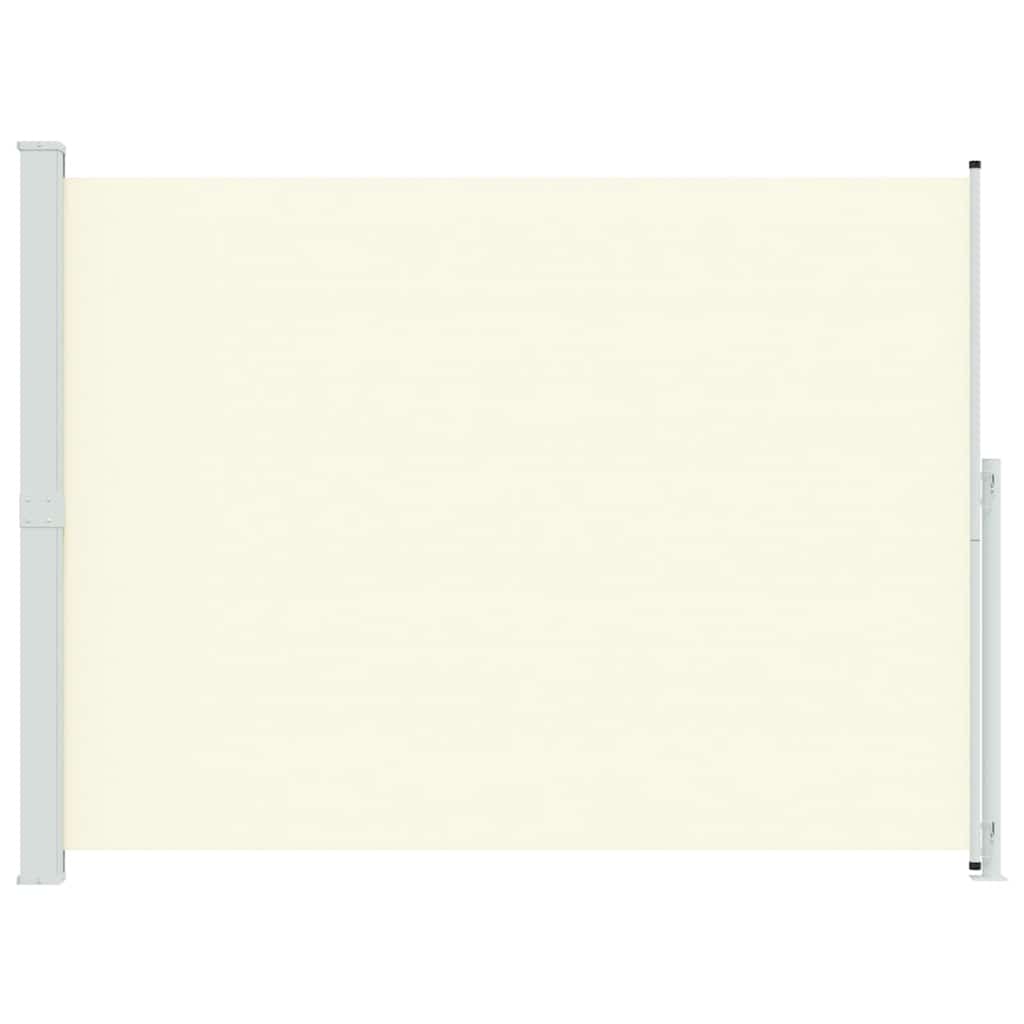 Tuinscherm uittrekbaar 220x300 cm crème