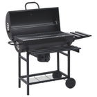 Barbecuevat 115x85x95 cm staal zwart