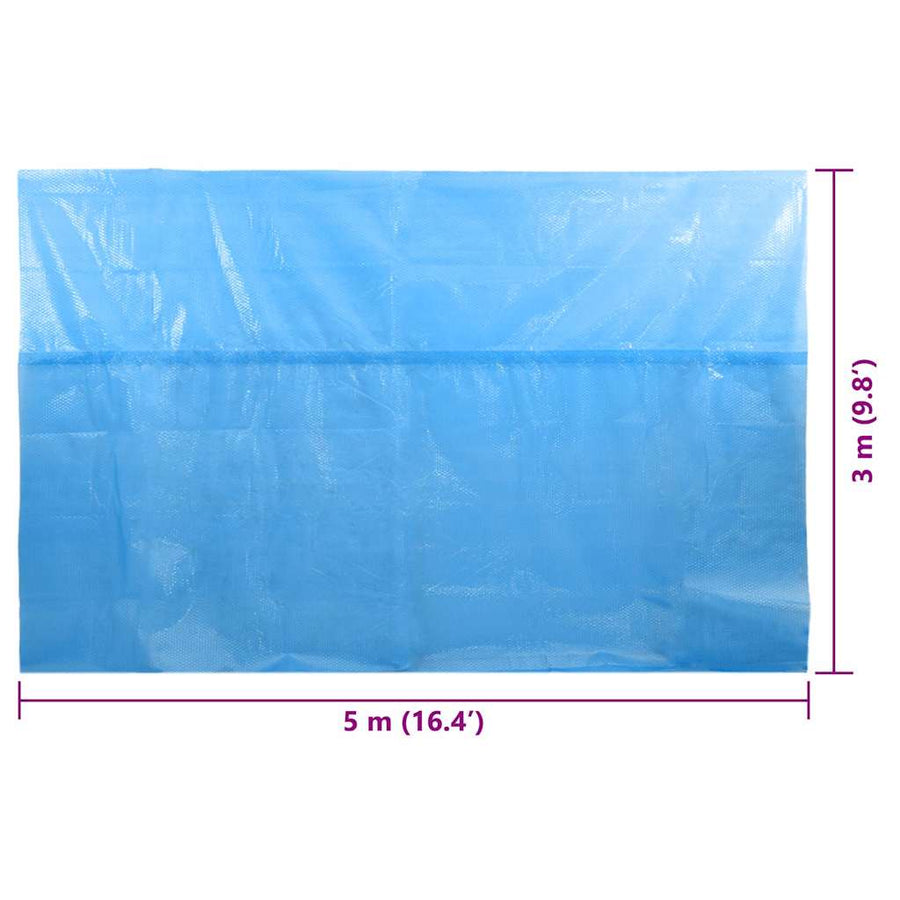 Zwembadhoes Rechthoekig Pe 500 x 300 cm Blauw