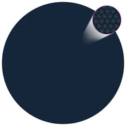 Zwembadafdekking solar drijvend 210 cm PE zwart blauw