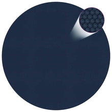 Zwembadfolie Solar Drijvend 356 Cm Pe Ø 356 cm Zwart en blauw