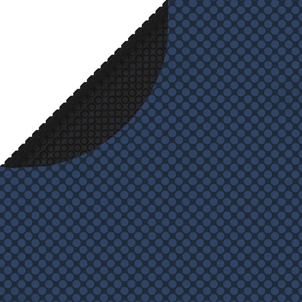 Zwembadfolie Solar Drijvend 356 Cm Pe Ø 356 cm Zwart en blauw