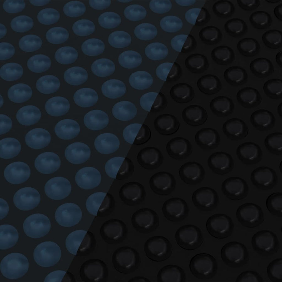 Zwembadfolie Solar Drijvend 455 Cm Pe Zwart En Blauw 1 Ø 455 cm