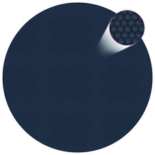 Zwembadfolie Solar Drijvend 488 Cm Pe Zwart En Blauw