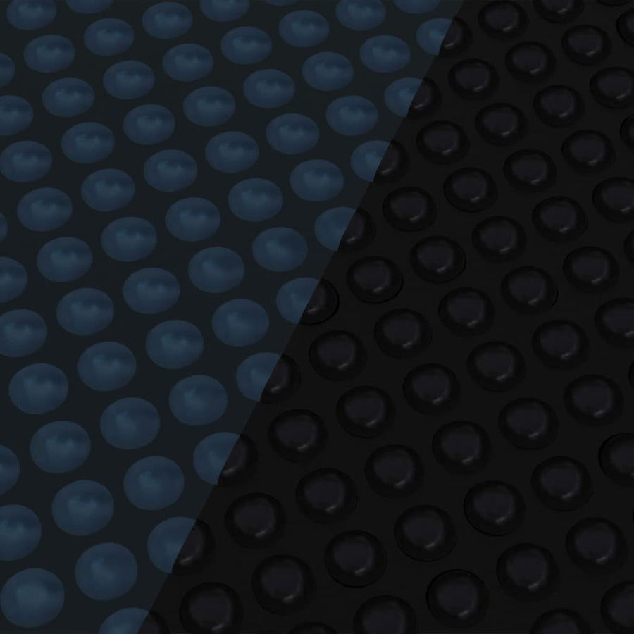 Zwembadfolie Solar Drijvend 549 Cm Pe Zwart En Blauw 1 Ø 549 cm