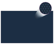 Zwembadfolie solar drijvend 260x160 cm zwart blauw