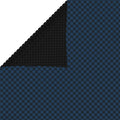 Swimming Pool Solar Film Floating 549x274 cm PE Black and Blue