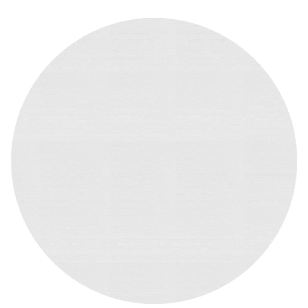 Zwembadfolie solar drijvend 381 cm PE grijs Ø 381 cm Grijs