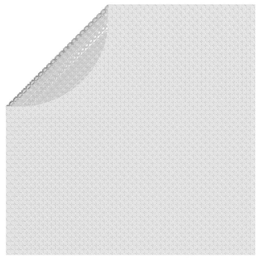 Zwembadfolie solar drijvend 527 cm PE grijs Ø 527 cm Grijs