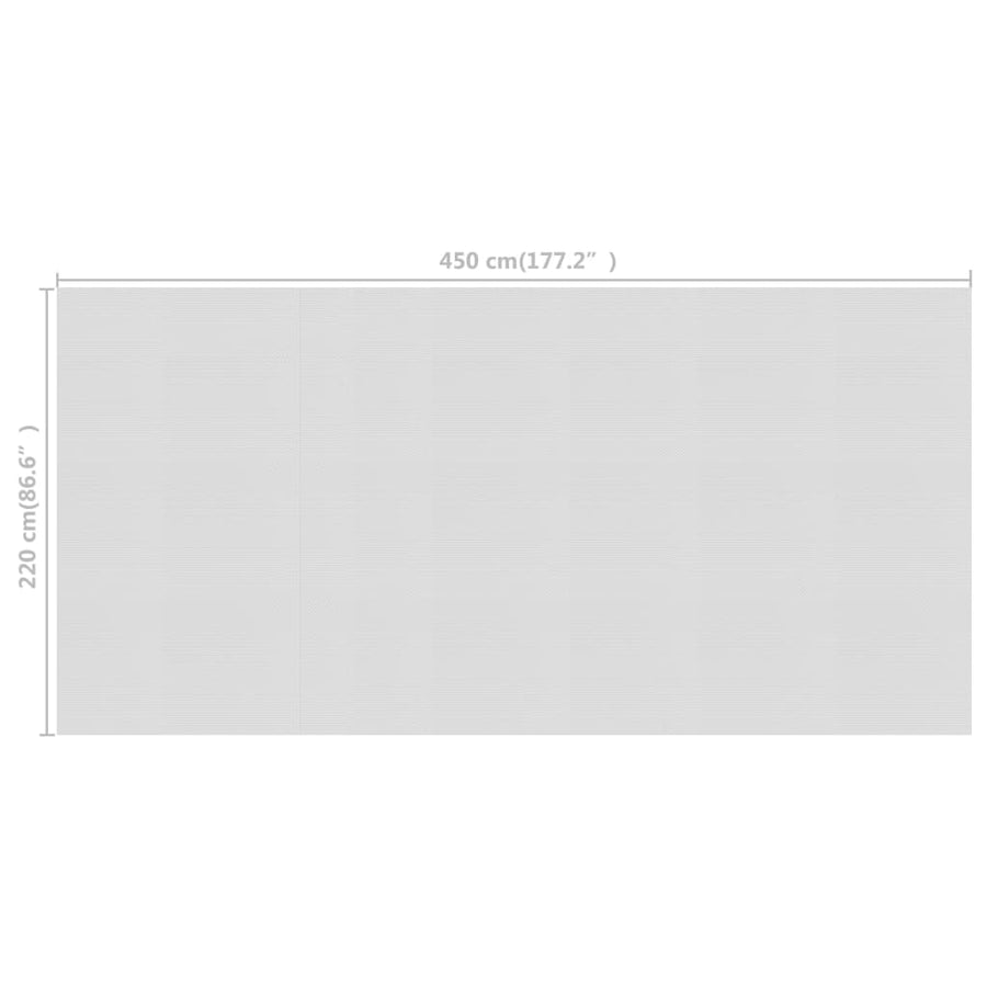 Zwembadfolie Solar Drijvend Pe 450 x 220 cm