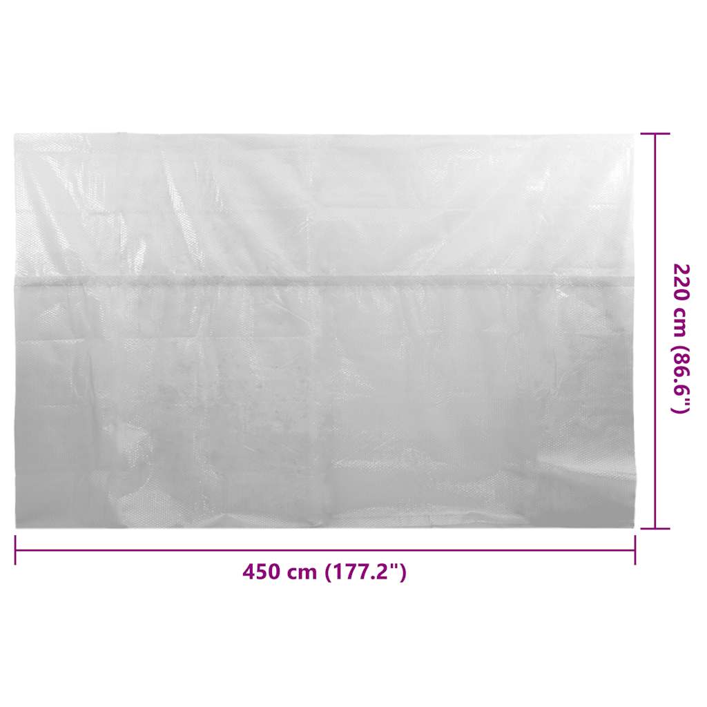 Zwembadfolie Solar Drijvend Pe 450 x 220 cm