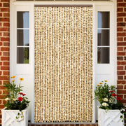 Vliegengordijn 100x220 cm chenille beige bruin