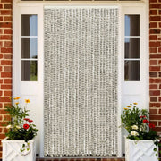 Vliegengordijn 100x220 cm chenille grijs