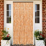 Vliegengordijn 90x220 cm chenille oker wit