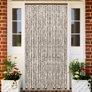 Vliegengordijn 100x220 cm chenille taupe